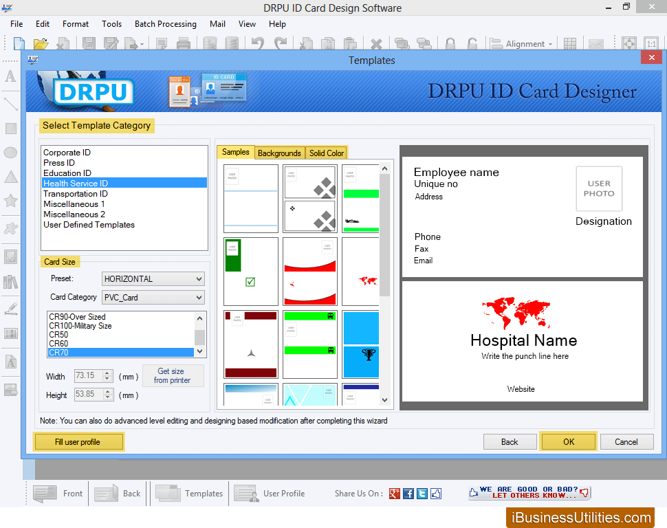 Bulk ID Cards Maker Software software