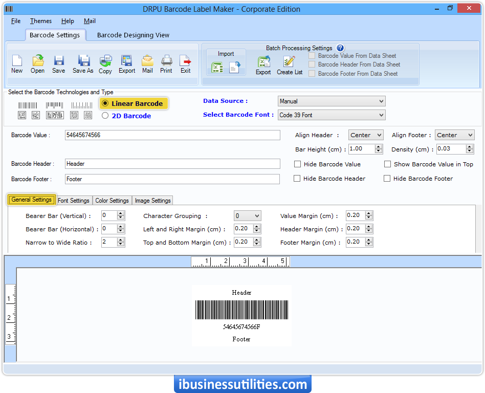 General Settings