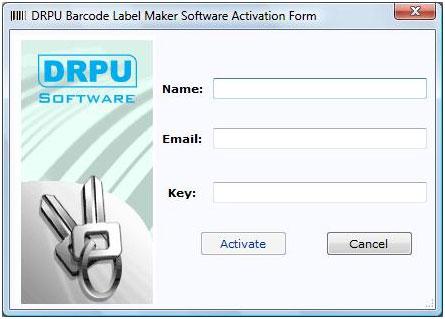 DRPU Barcode Label Maker Software first screen