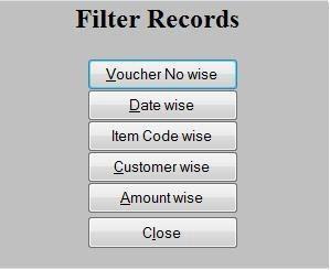 Filter Records