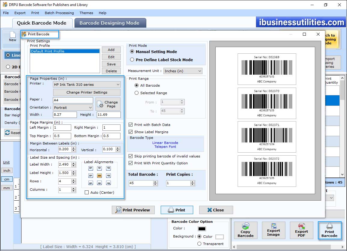 set page Property set page Property