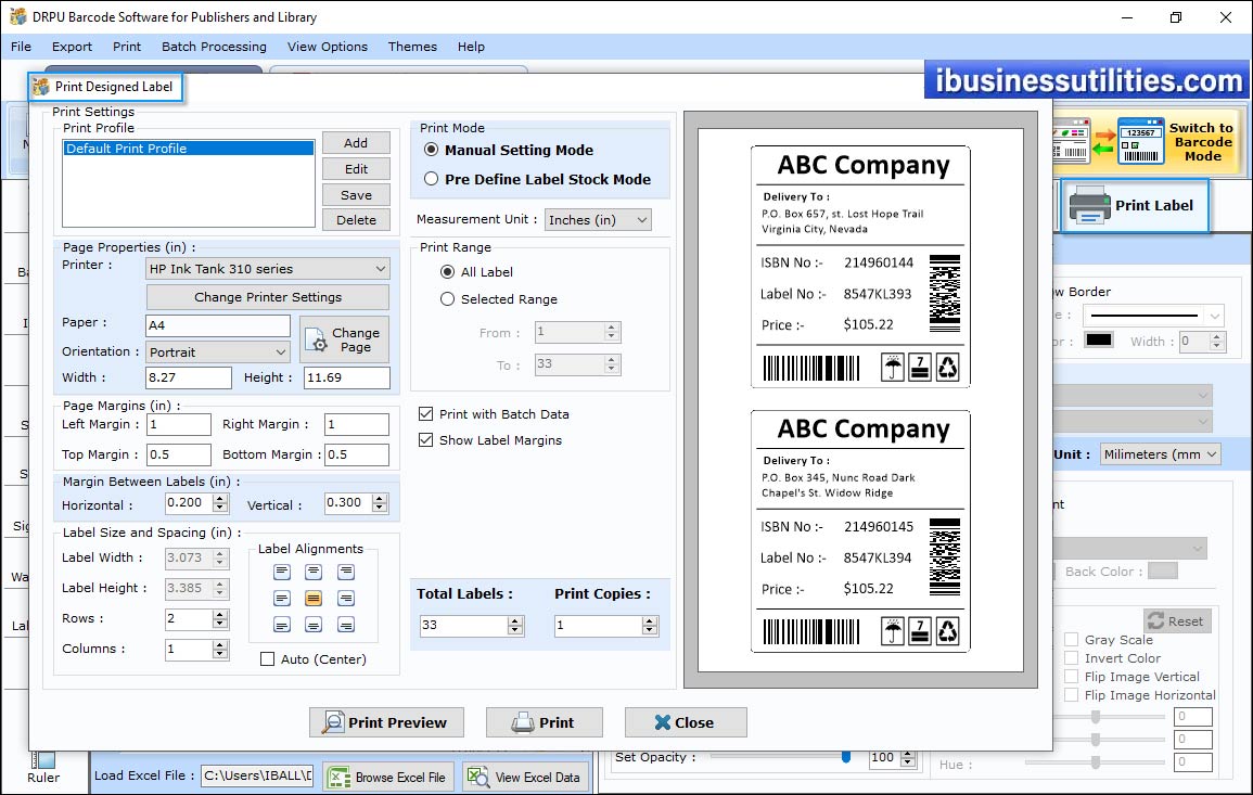 In Print Settings In Print Settings