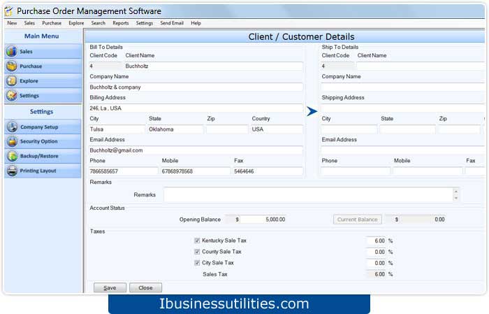 Windows 7 Business Purchase Order Accounting 4.0.1.5 full
