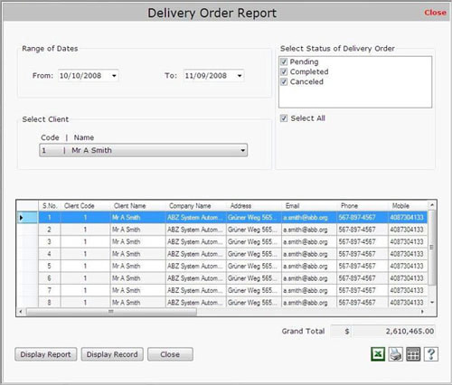 Delivery Order