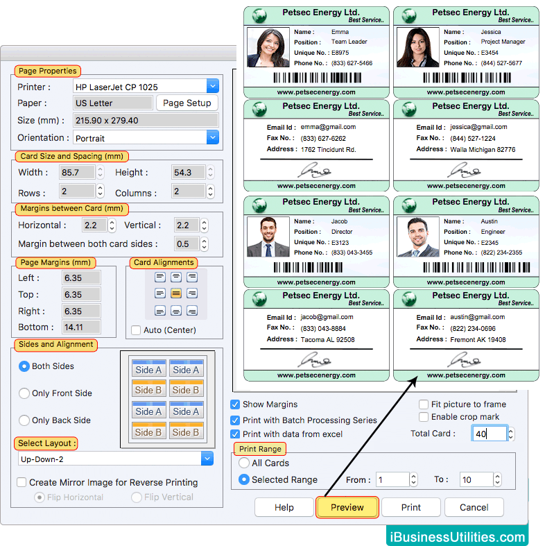 Print Settings