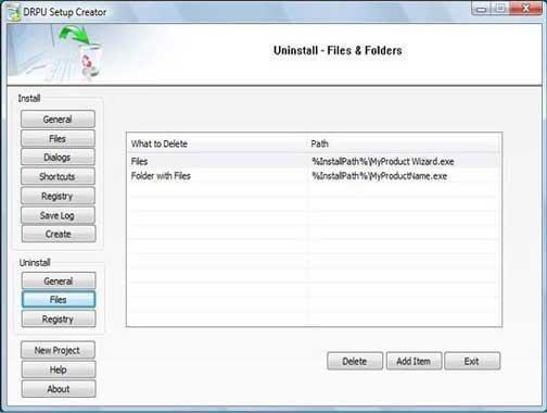 Uninstall-Files & Folders