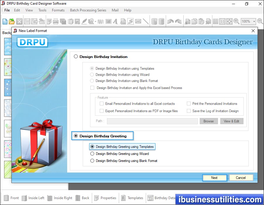 Design Birthday Invitation