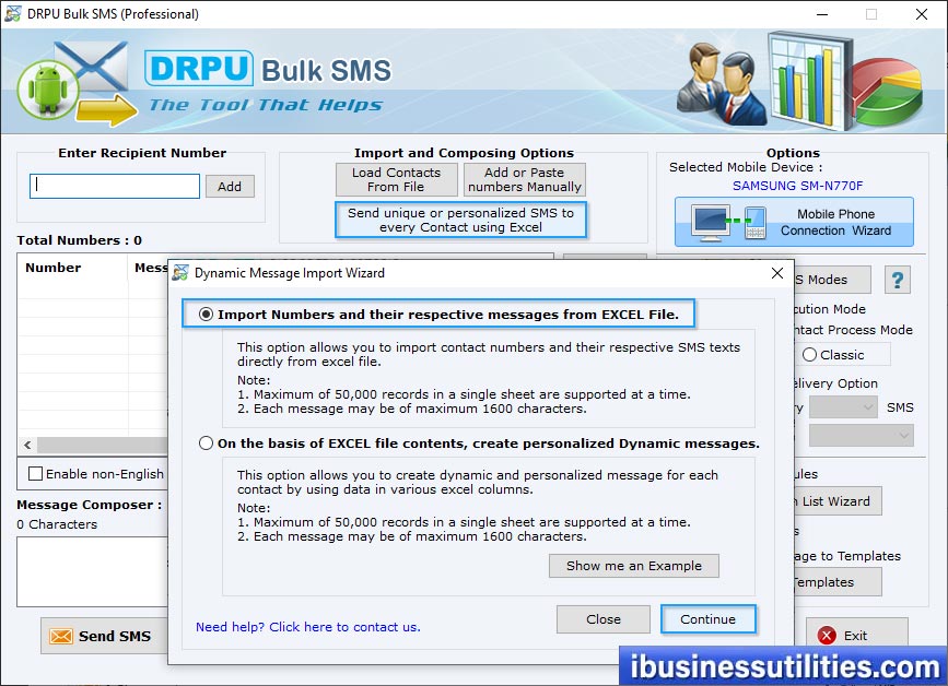 Ssend personalized SMS send personalized SMS