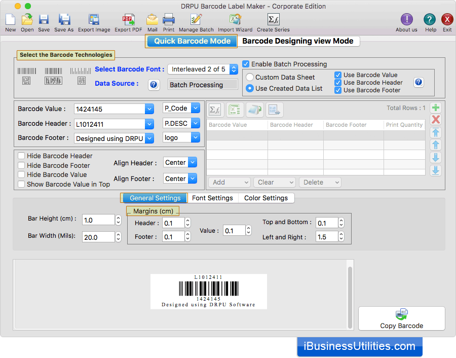 General Settings