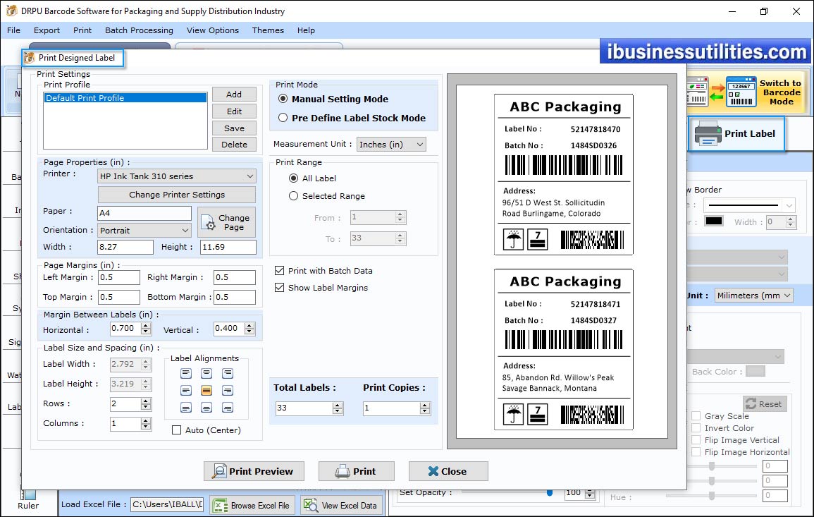 In Print Settings In Print Settings