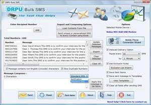 GSM Mobile Phones SMS Software