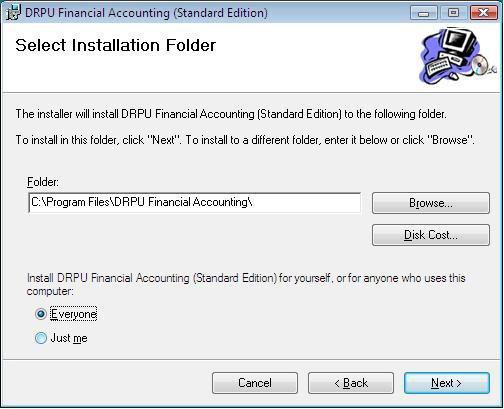 Select Installation Folder