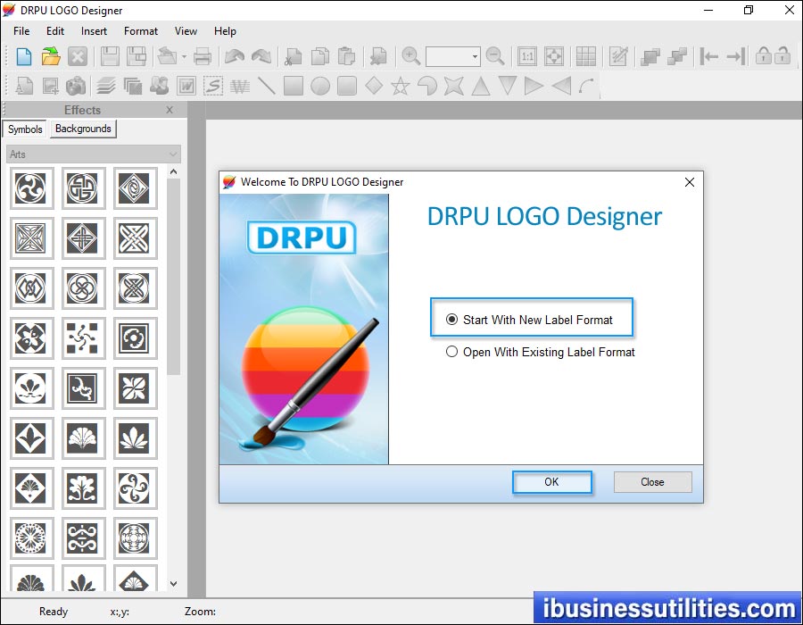 'Start With New Label Format'