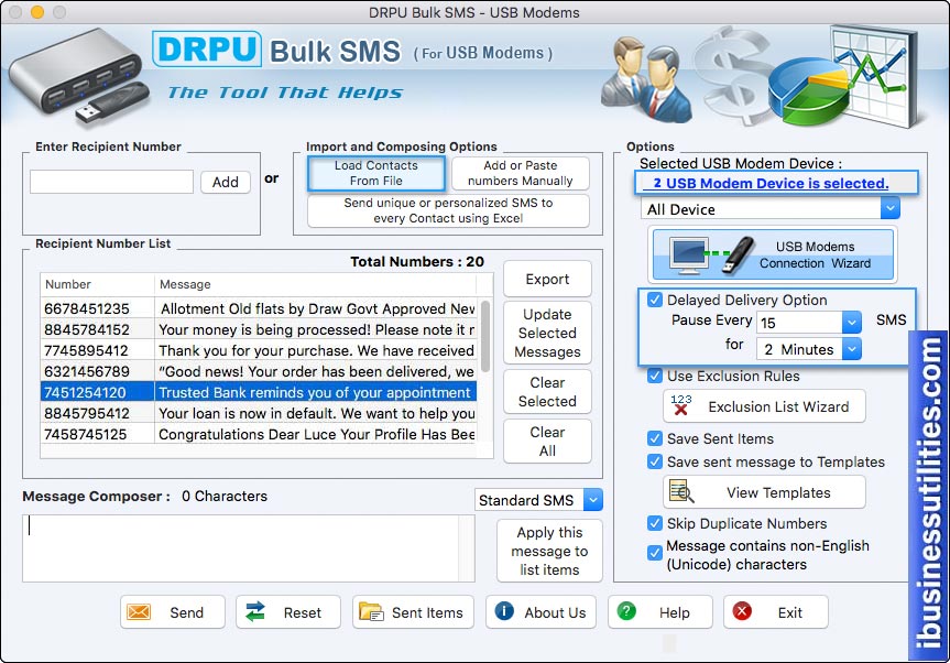 Add or Paste numbers Manually