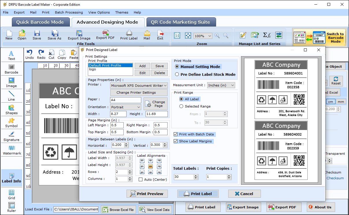 Barcode Maker Utilities