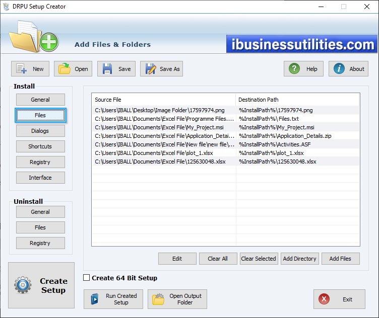 Setup Installer Software Screenshots