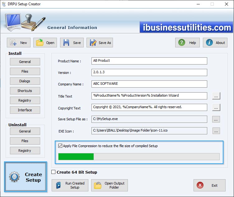 Setup Installer Software Screenshots