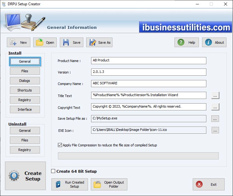Setup Installer Software Screenshots