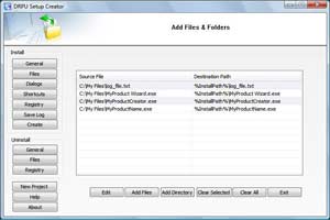 Setup package creator