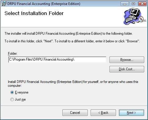 Select Installation Folder