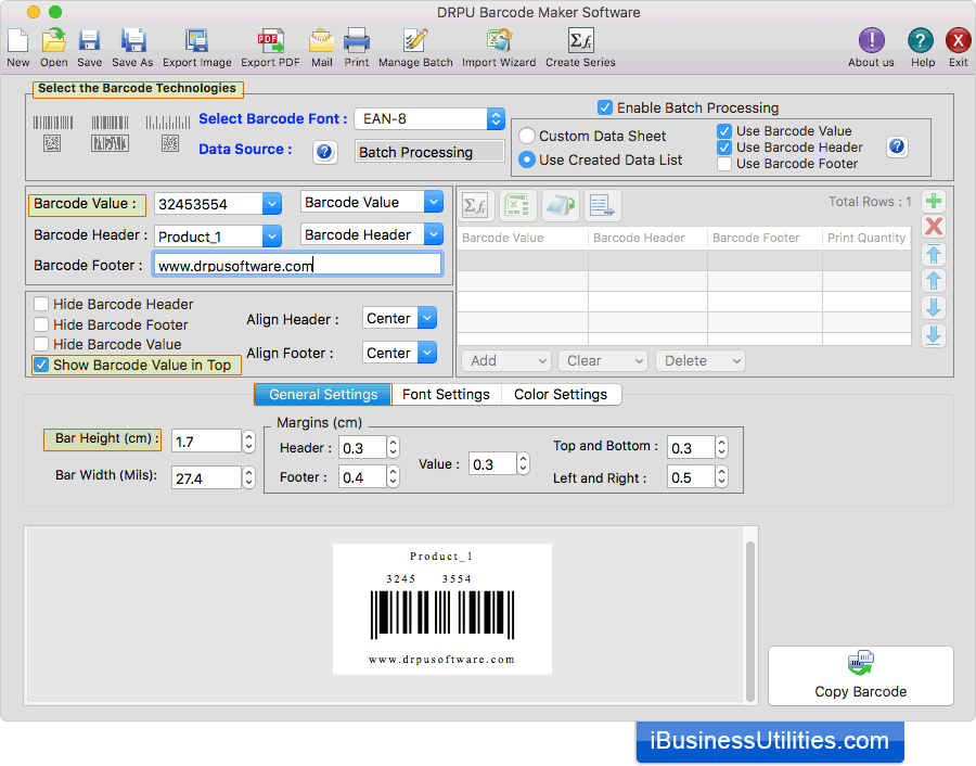 General Settings