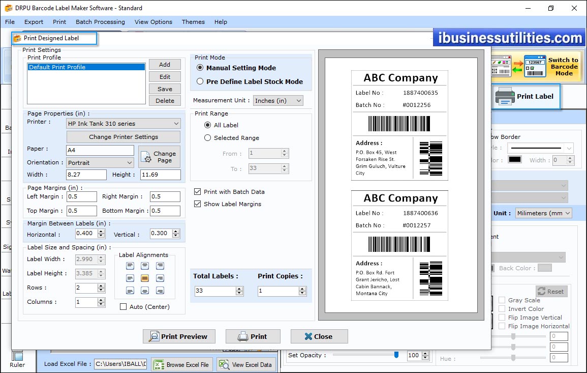 Barcode Label Maker - Standard Edition