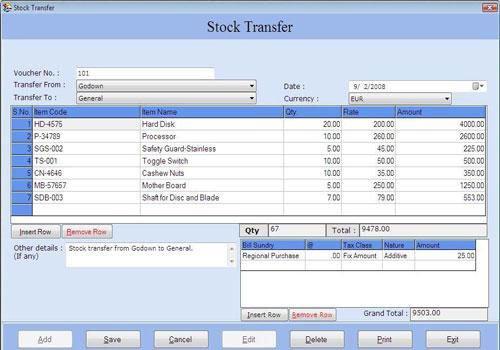 Stock Transfer