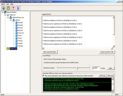 Access Setting Activity Log